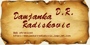 Damjanka Radišković vizit kartica